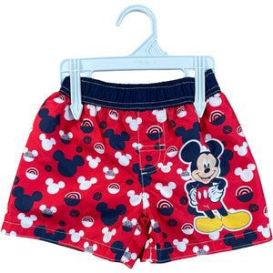 Disney Red Mickey Swim Trunks (6/9M Boys)