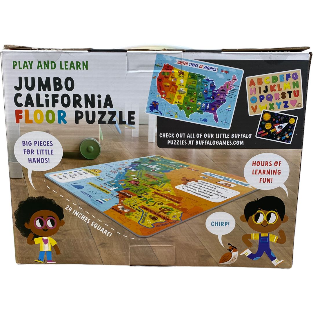 Buffalo Games  Jumbo California Floor Puzzle
