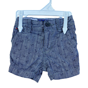 Tommy Hilfiger Blue Anchor Shorts (3/6M Boys)