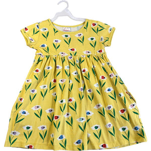 Hanna Andersson Yellow Ladybug Dress (6/7 Girls)