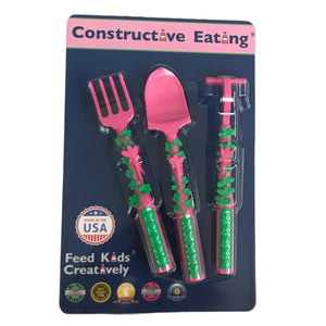 Constructive Eating  Garden Fairy Utensil Set