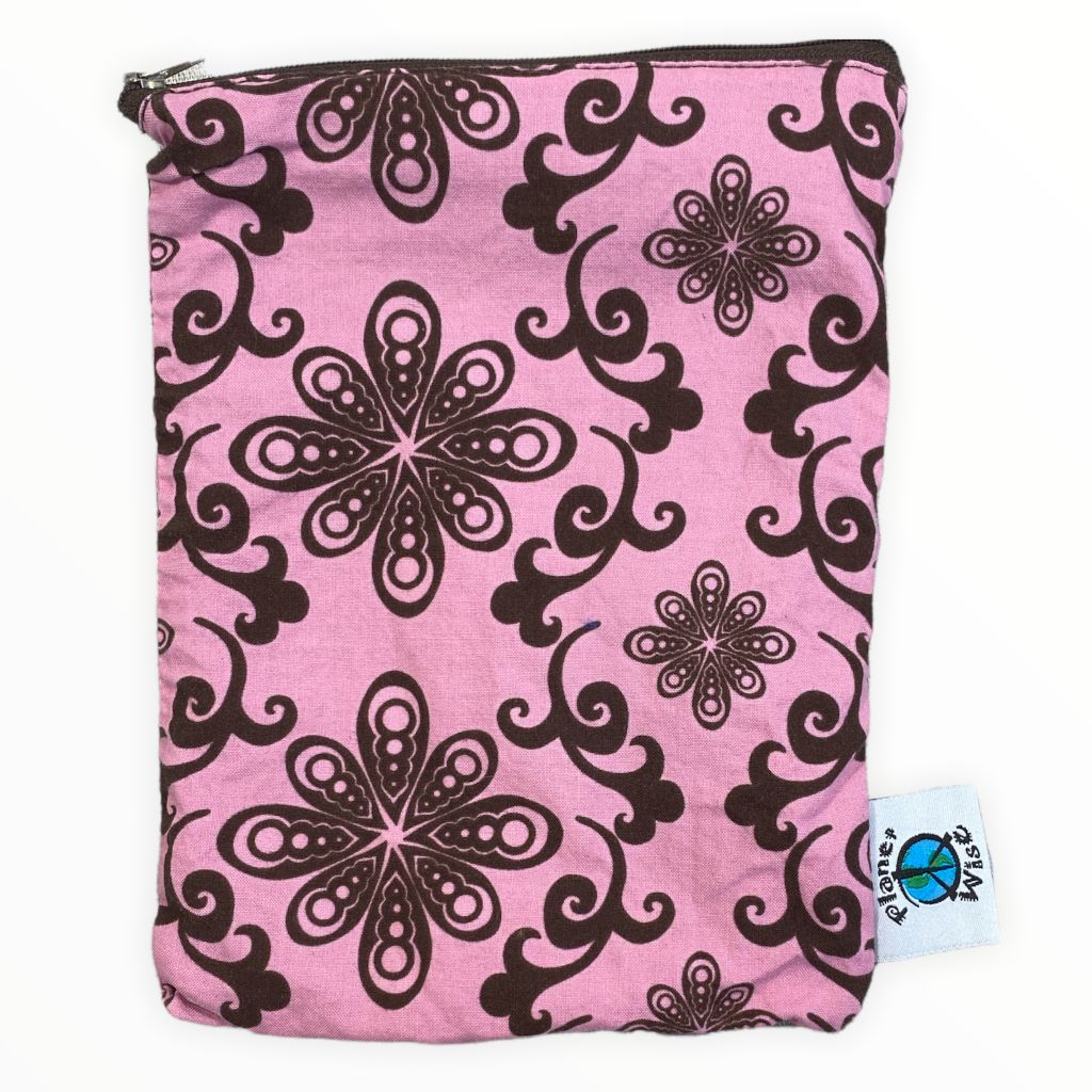 Planet Wise Pink Pattern Wet Bag (9"x7")