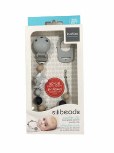 Kushies  Silibeads Star Silicone Pacifier Clip