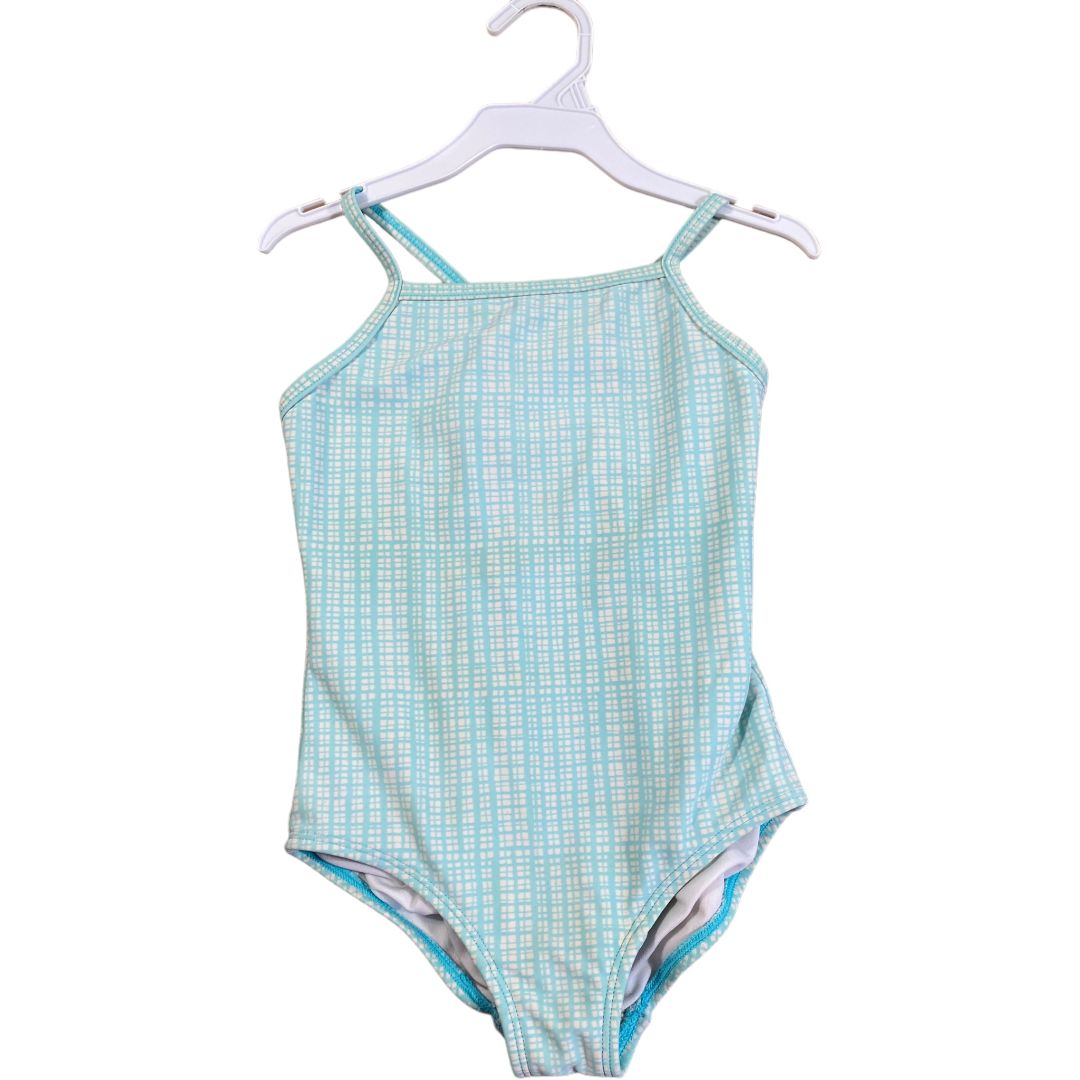 Hanna Andersson Blue Plaid Swimsuit (4 Girls)