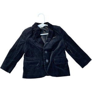 H & M Black Velour Jacket (2T Boys)