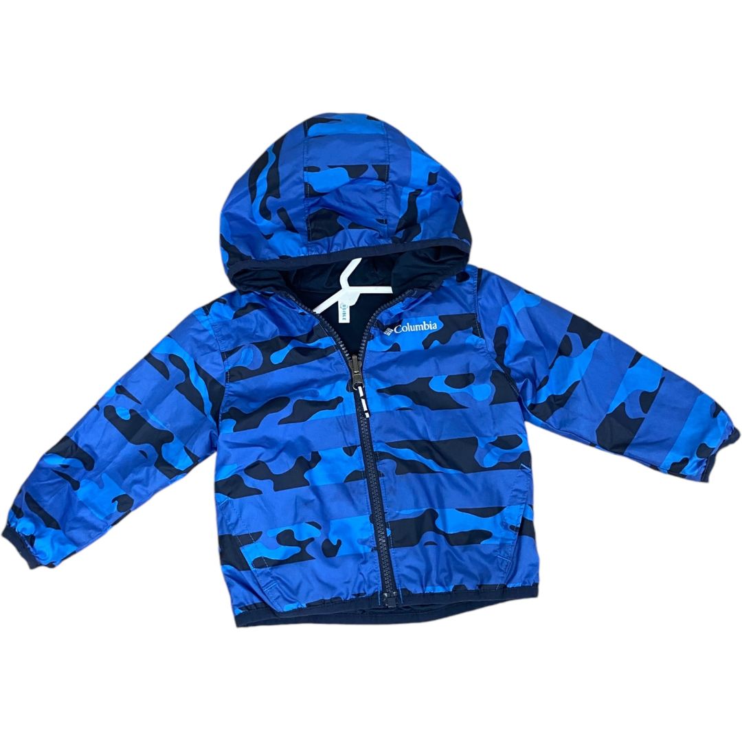 Columbia Bue Camo Reversible Jacket (12/18M Boys)