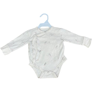 Pehr Cream Organic Bird Onesie (3/6M Girls)