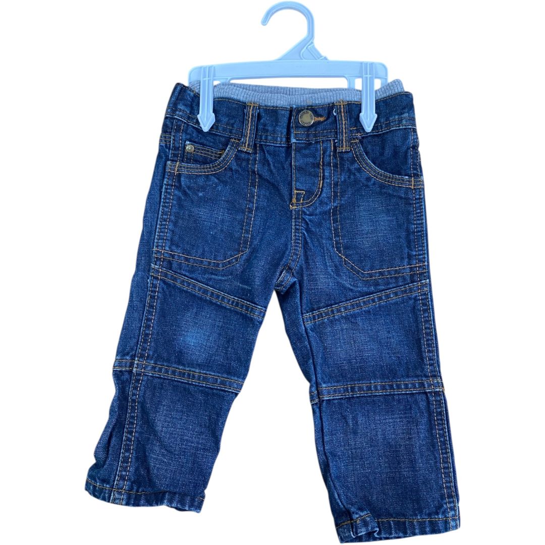 Oshkosh Blue Pull On Jeans (12M Boys)