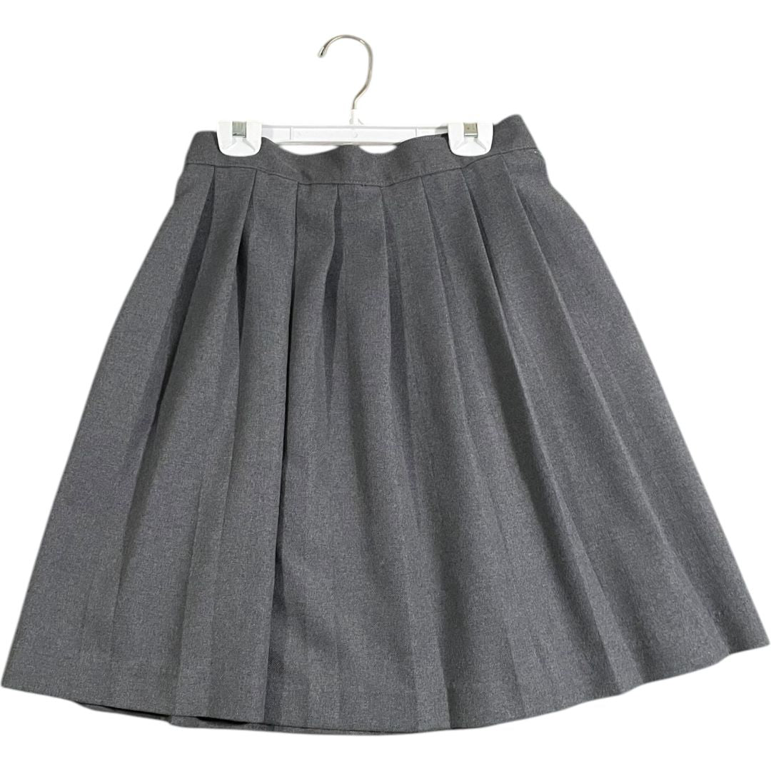 French Toast Grey Pleated Skirt (10 Girls)