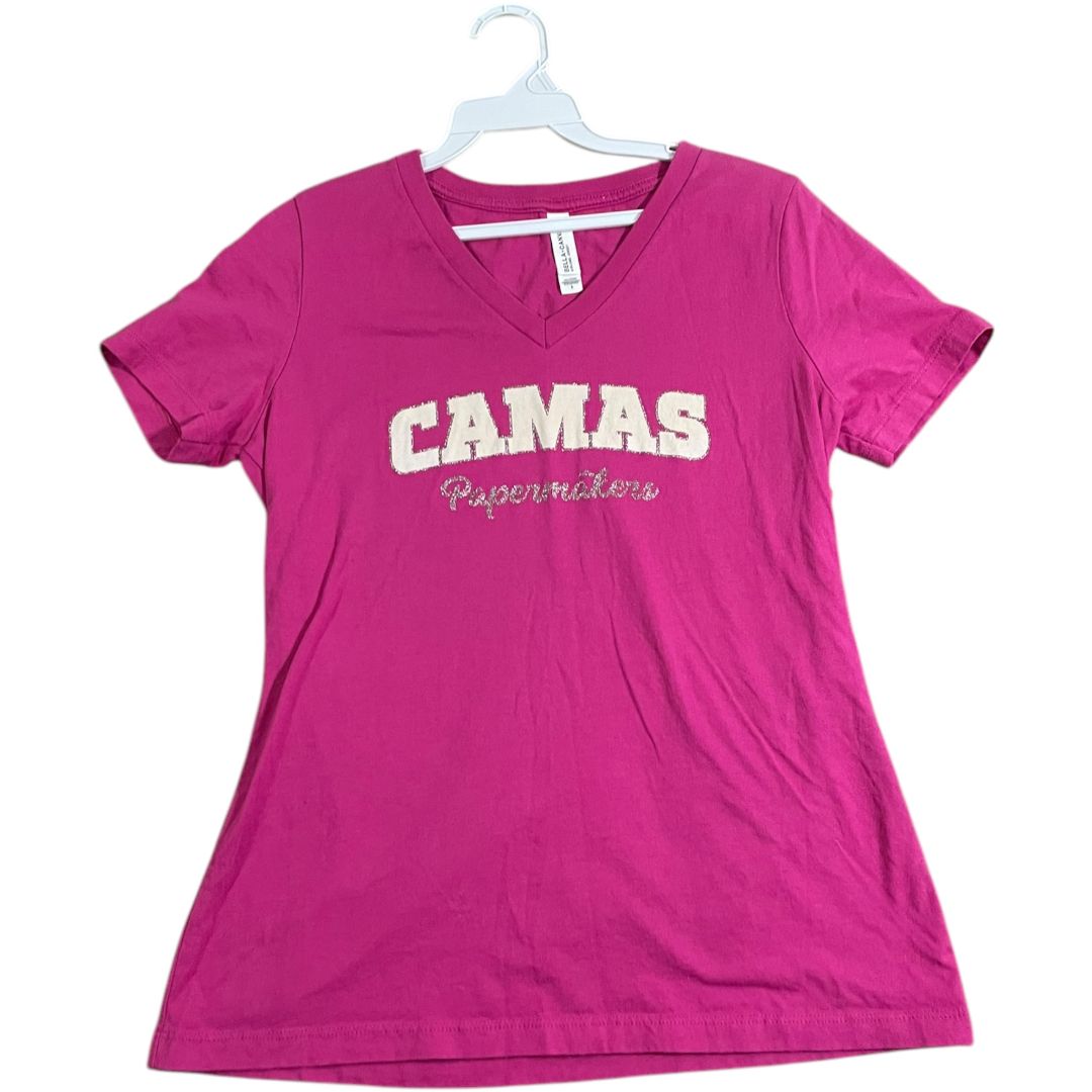 Bella Canvas Pink Papermaker Tee (14/16 Girls)