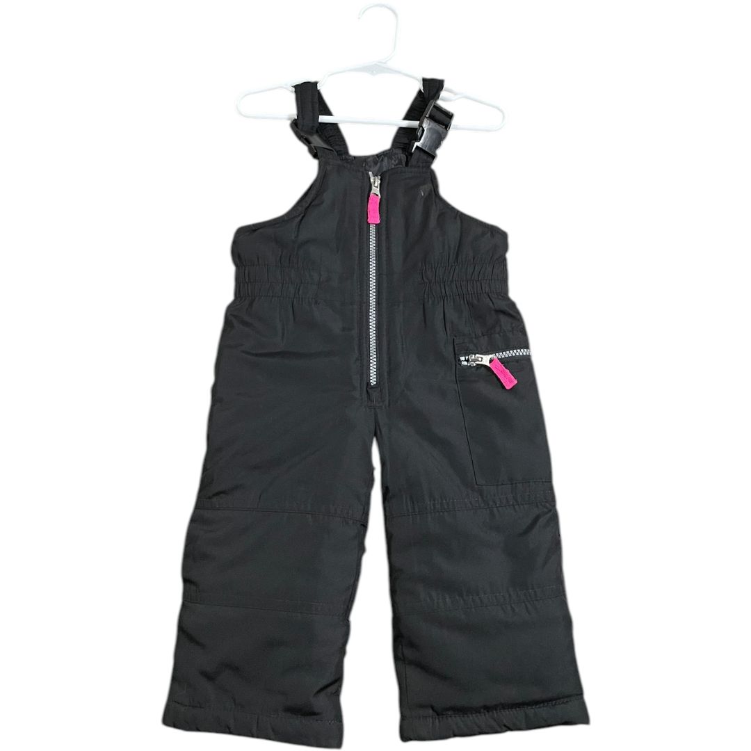 Carter's Black Snow Bibs (12M Girls)