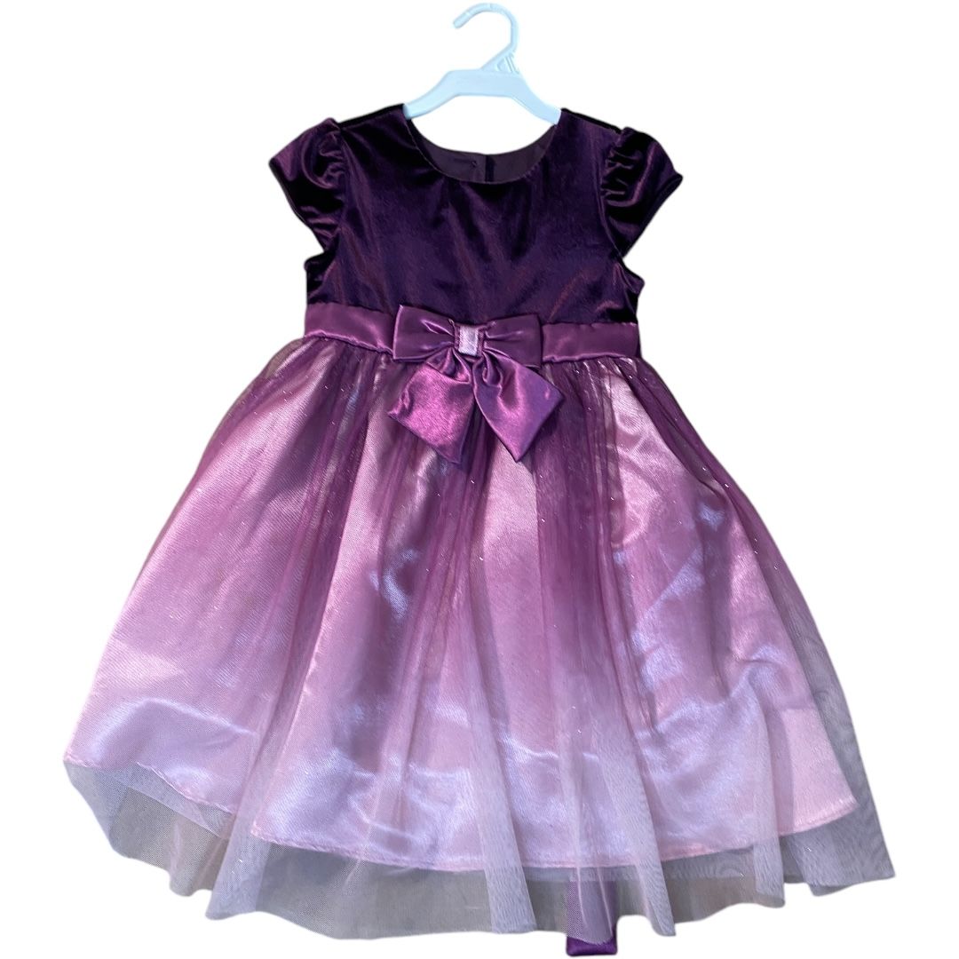 Jona Michelle Purple Ombre Holiday Dress (4T Girls)