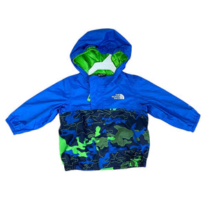 The North Face Blue Camo Rain Jacket (3/6M Boys)