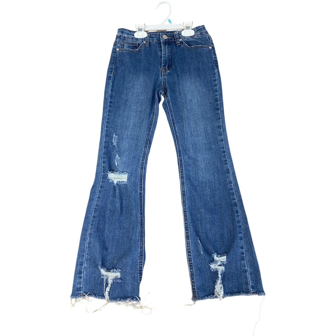 Forever 21 Blue Worn Look Jeans (8/10 Girls)