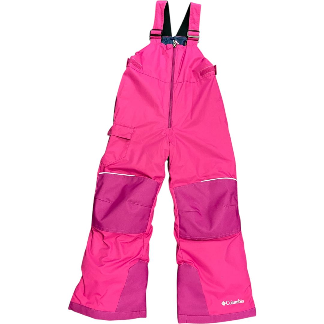 Columbia Pink Snow Bibs (6/7 Girls)