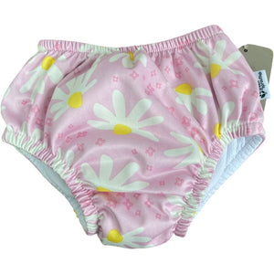 Green Sprout Pink Floral Swim Diaper (6M Girls)