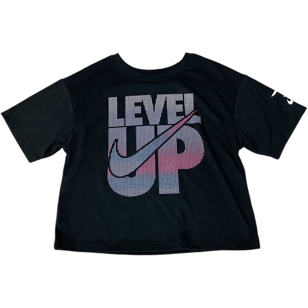 Nike Black Level Up Crop Tee (8/10 Girls)