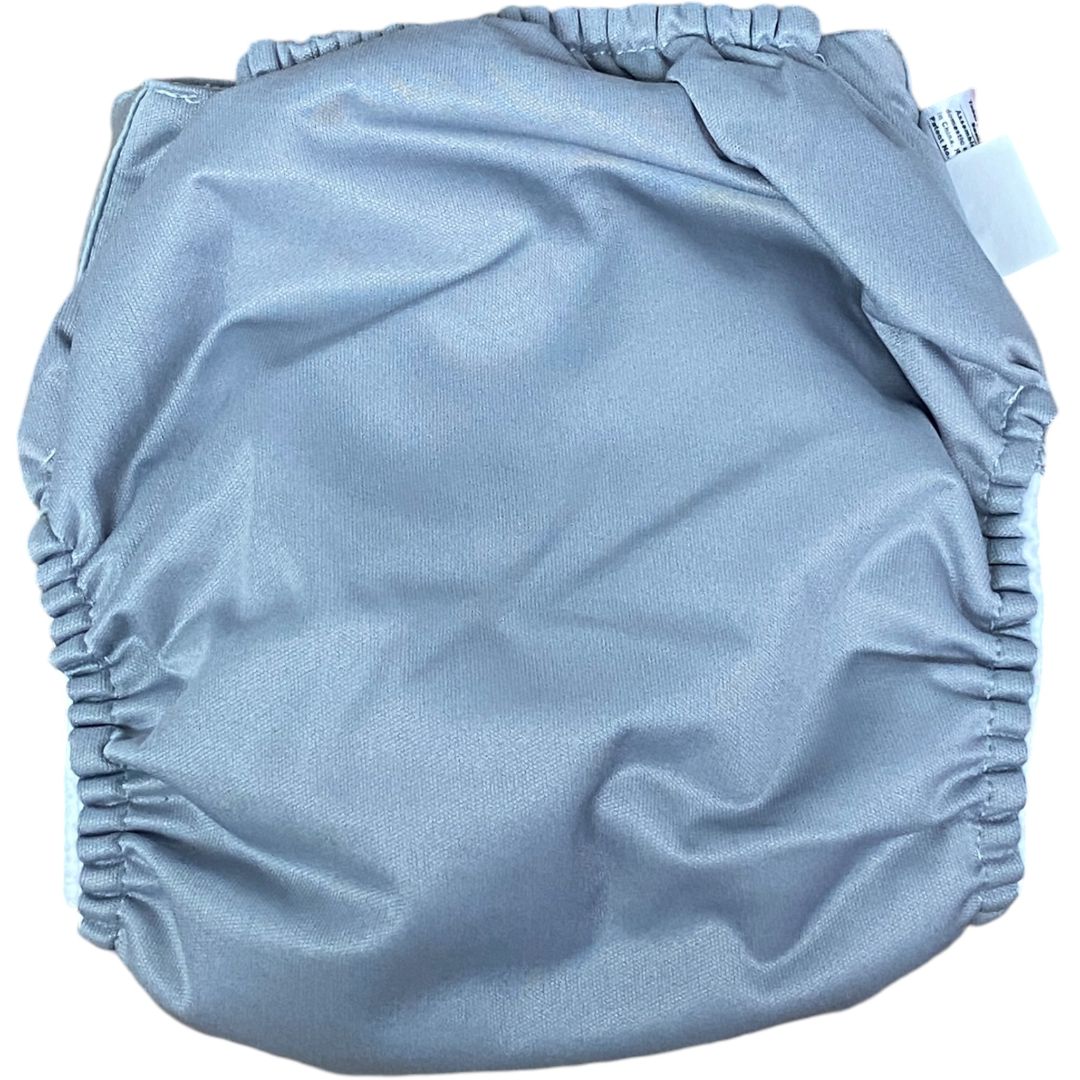 Bum Genius Grey All In One Cloth Diaper One Size