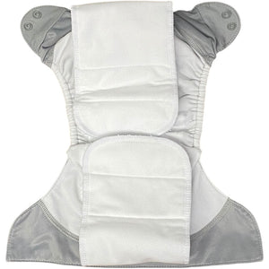 Bum Genius Grey All In One Cloth Diaper One Size