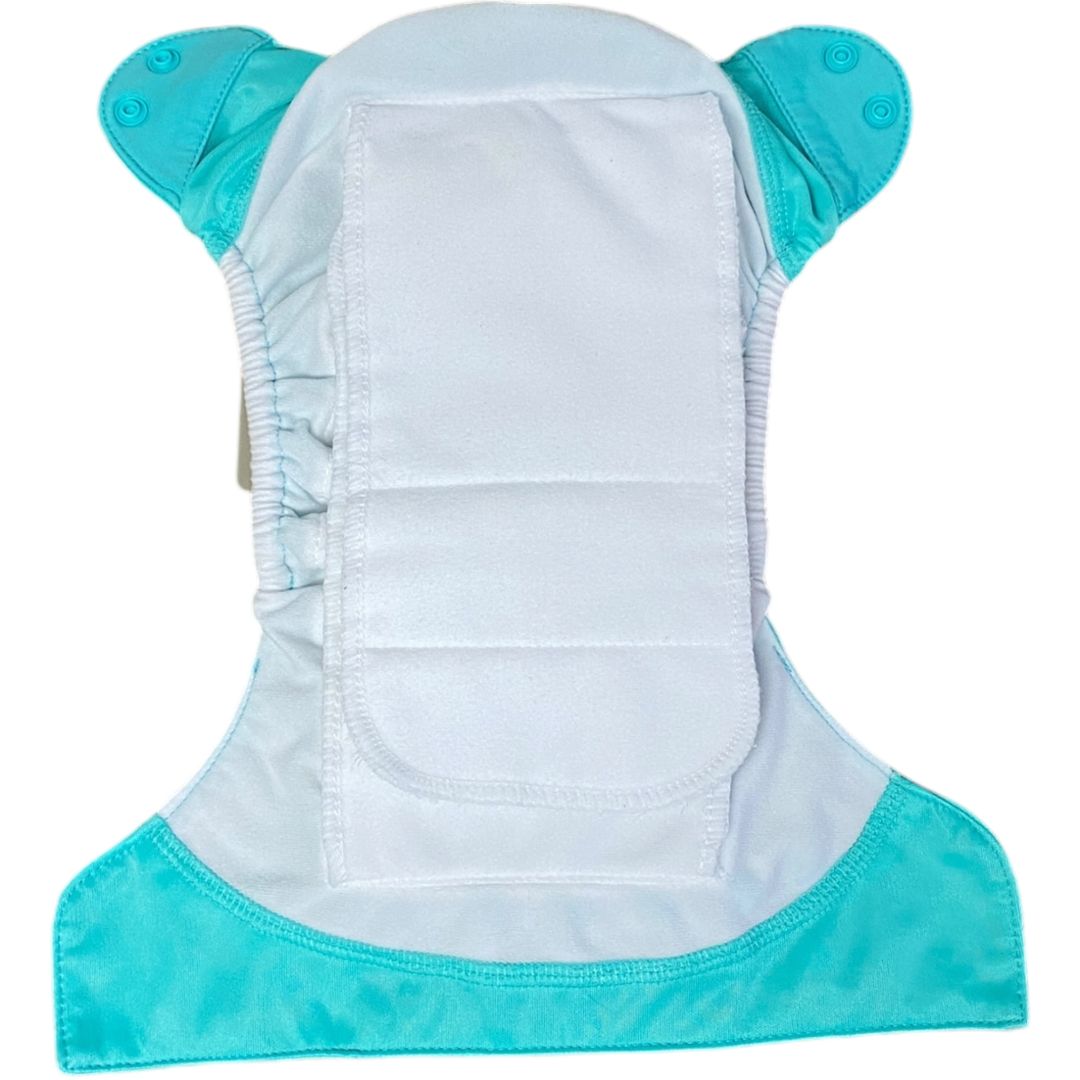 Bum Genius Teal All In One Cloth Diaper One Size