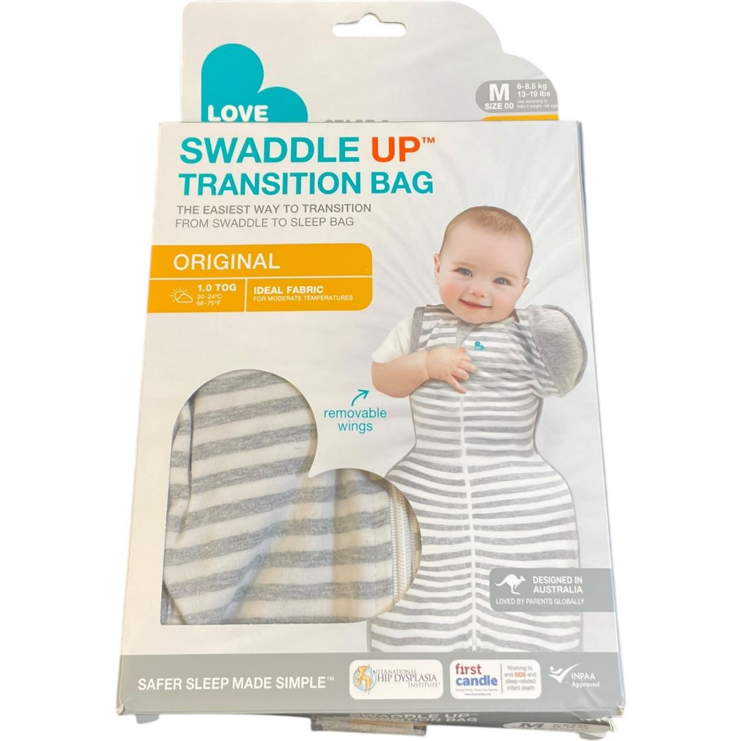 Love to Dream Grey Swaddle Up Transition Bag NWT (3/6M Neutral)