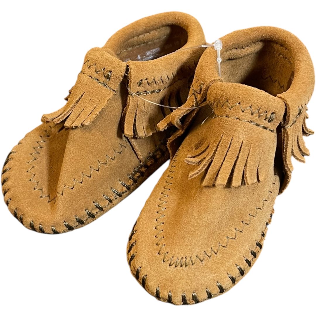 Minnetonka Brown Moccasins (Size 4)