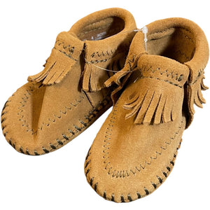 Minnetonka Brown Moccasins (Size 4)