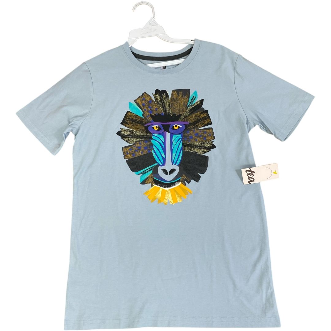 Tea Collection Blue Lion Tee NWT (14/16 Boys)