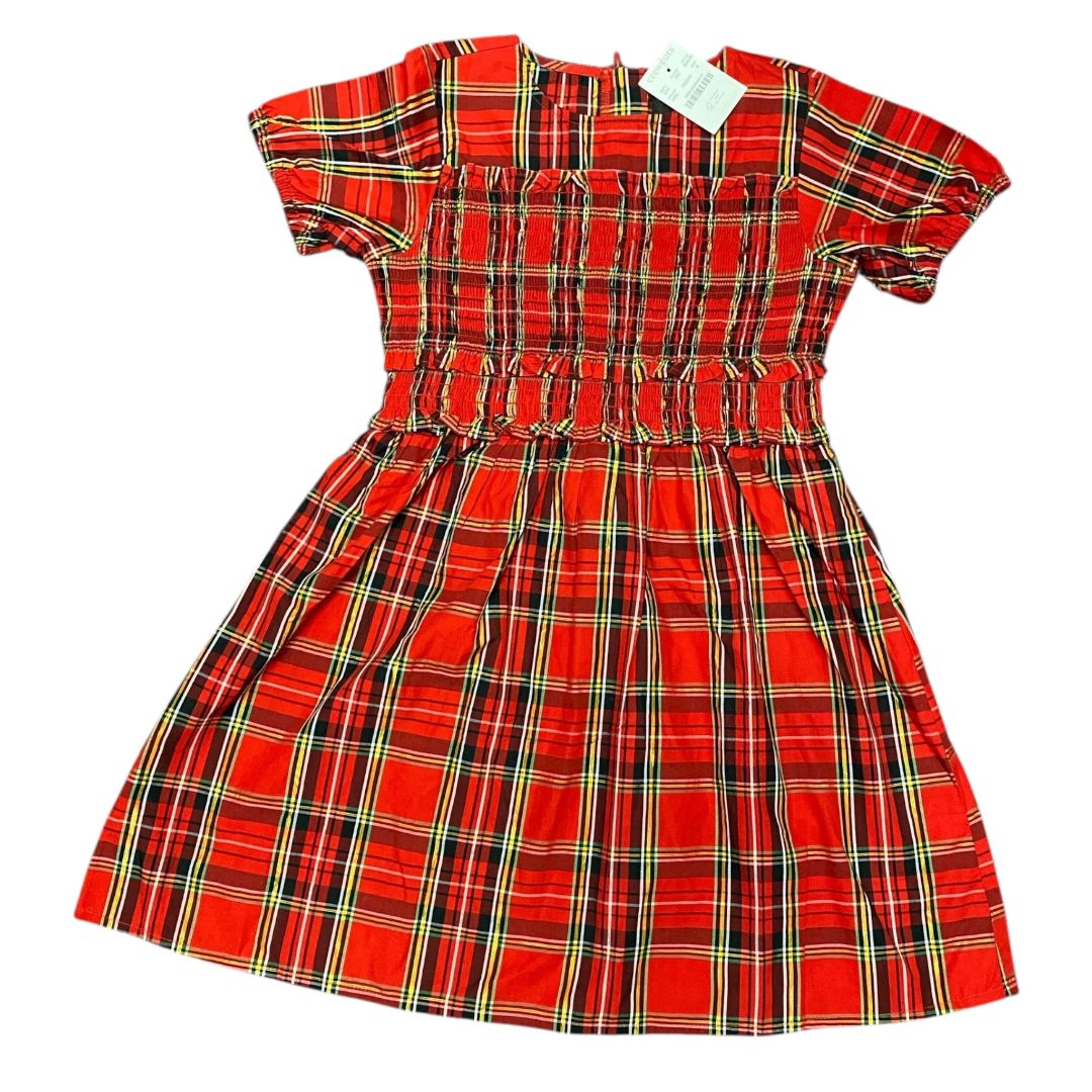 crewcuts holiday dresses Crewcuts Red Plaid Dress Holiday Size 6