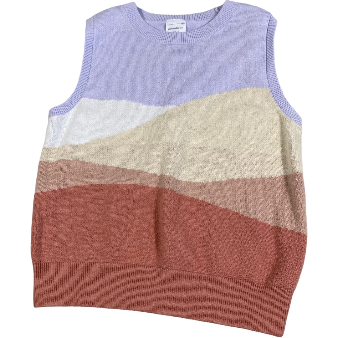 Abercrombie Purple V Neck Sweater (12/14 Girls)