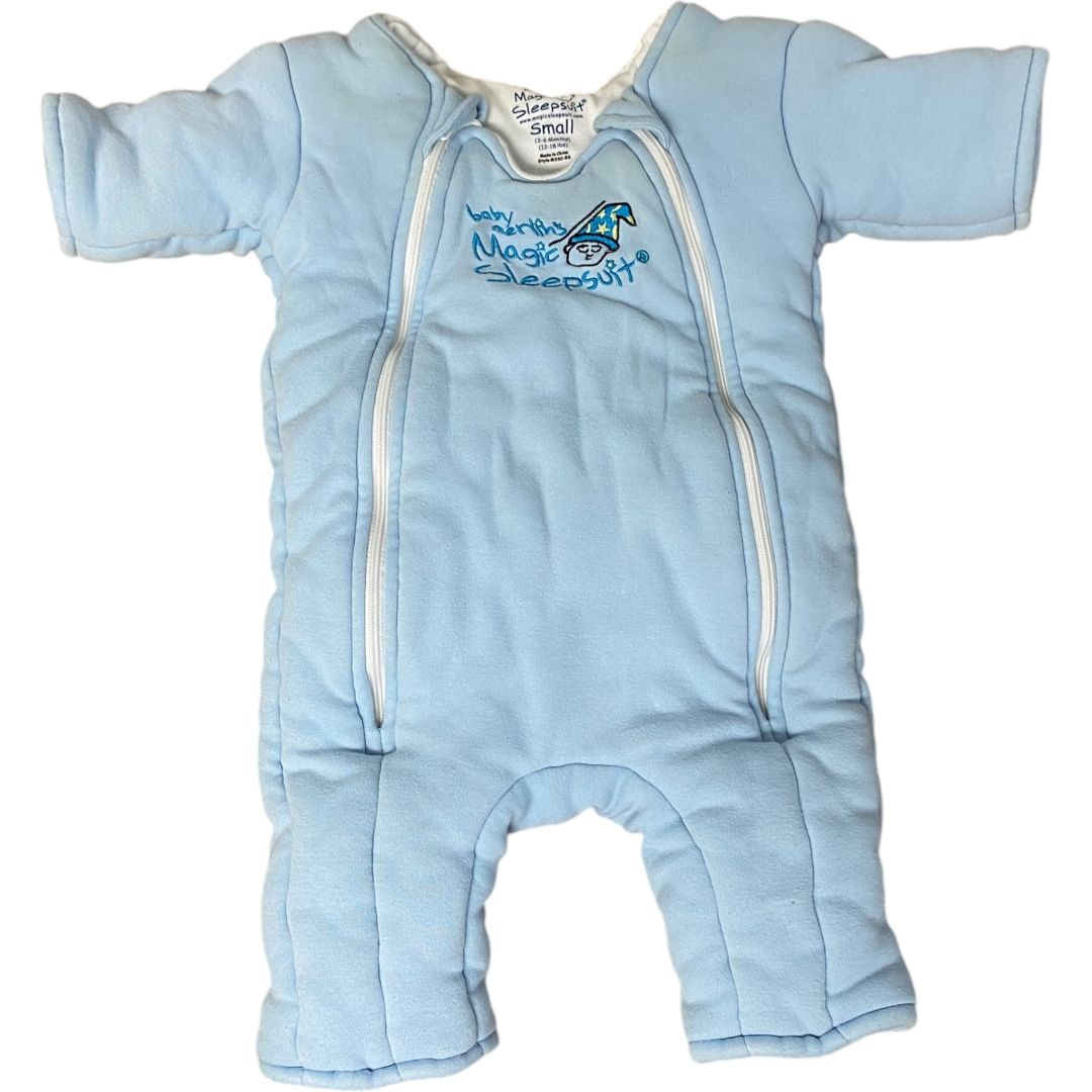 Baby Merlin's Blue Magic Sleepsuit (3/6M Neutral)