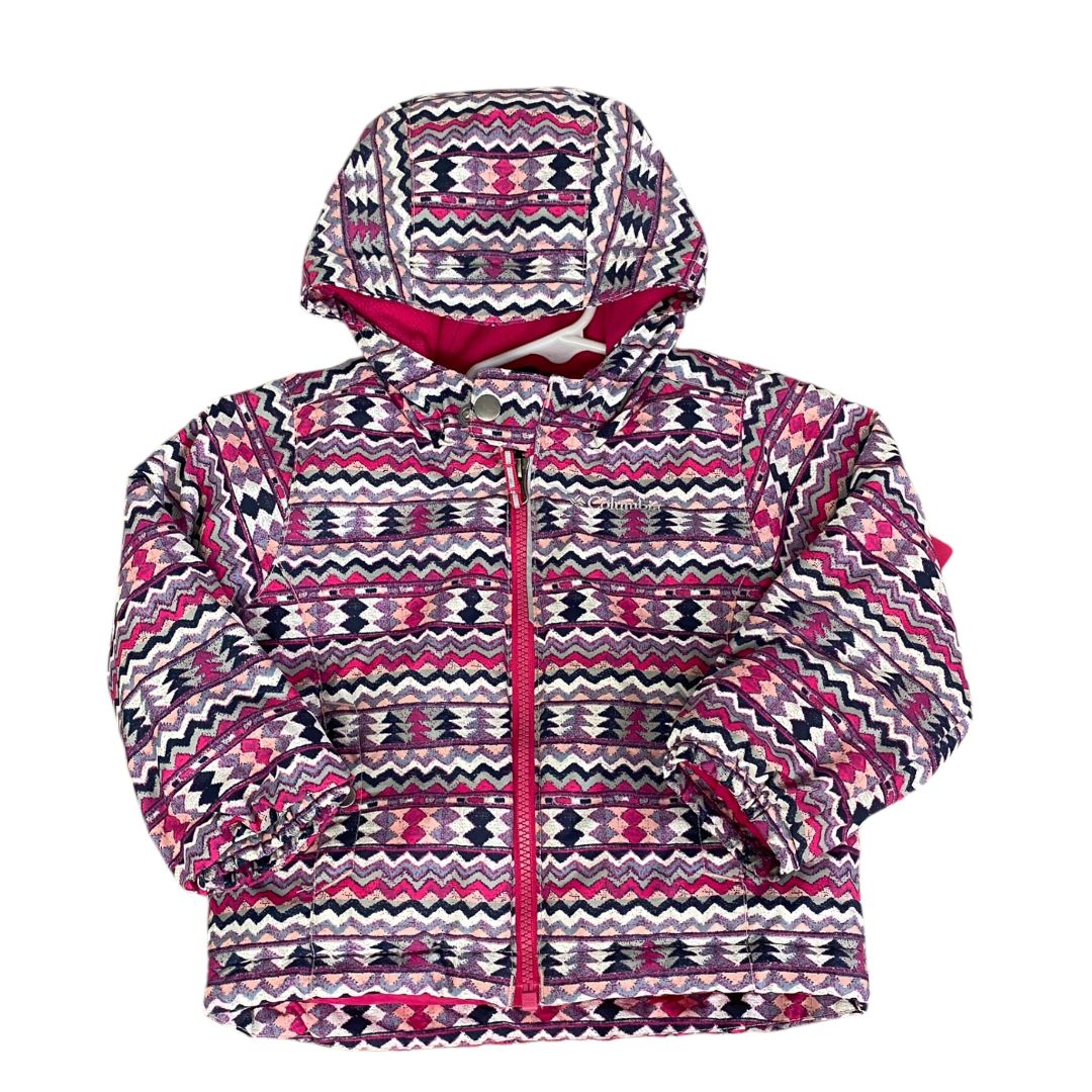 Columiba Pink Pattern Coat (2T Girls)