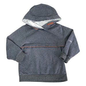 Tommy Bahama Grey Hooded Stripe Sweatshirt (4T Boys)