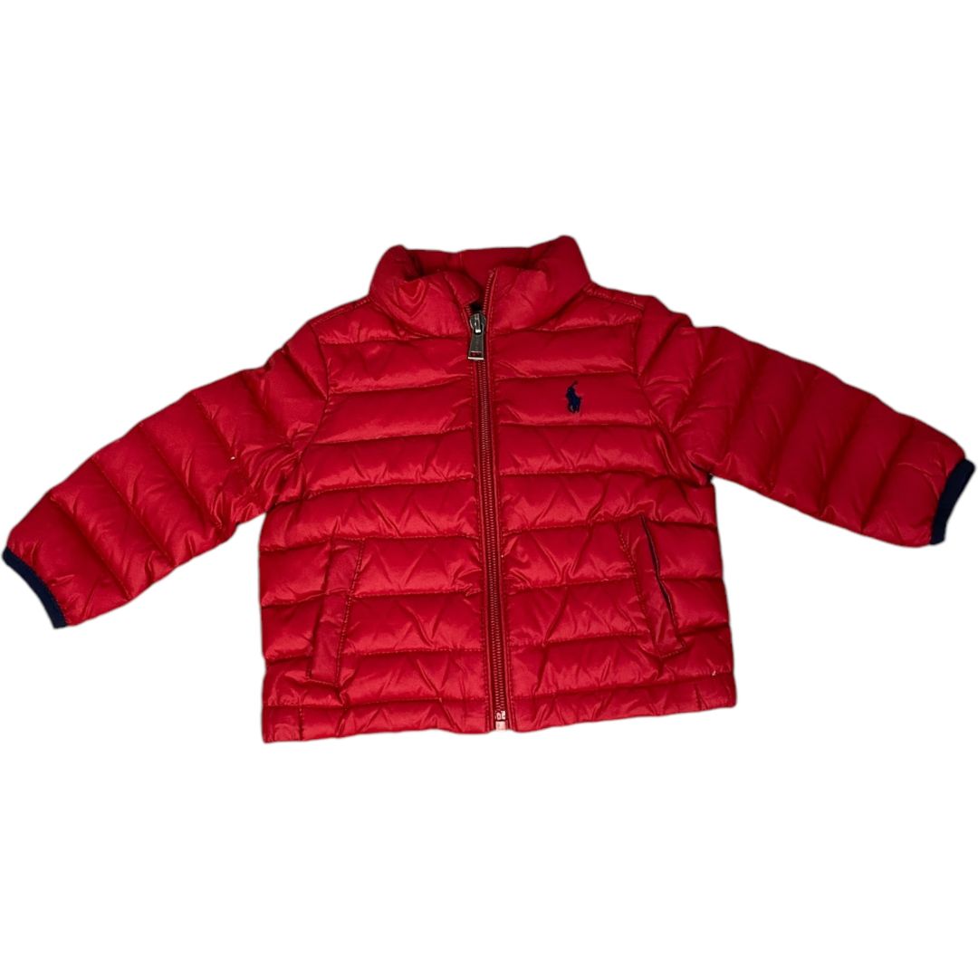 Ralph Lauren Red Puffer Coat (9M Neutral)