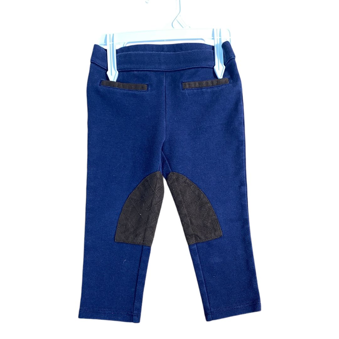 Janie & Jack Navy Riding Pants (18/24M Girls)