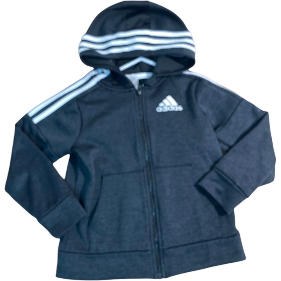 Adidas Black Hooded Sweatshirt (6 Boys)