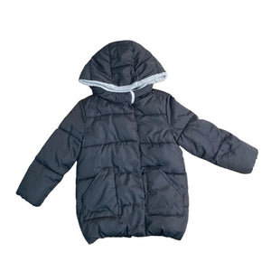 Old Navy Grey Puffer Coat (4t Neutral)