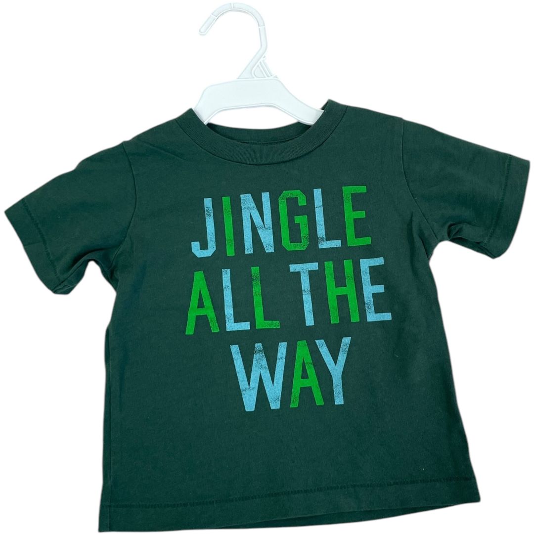 Peek Green Jingle Tee (6/12M Neutral)
