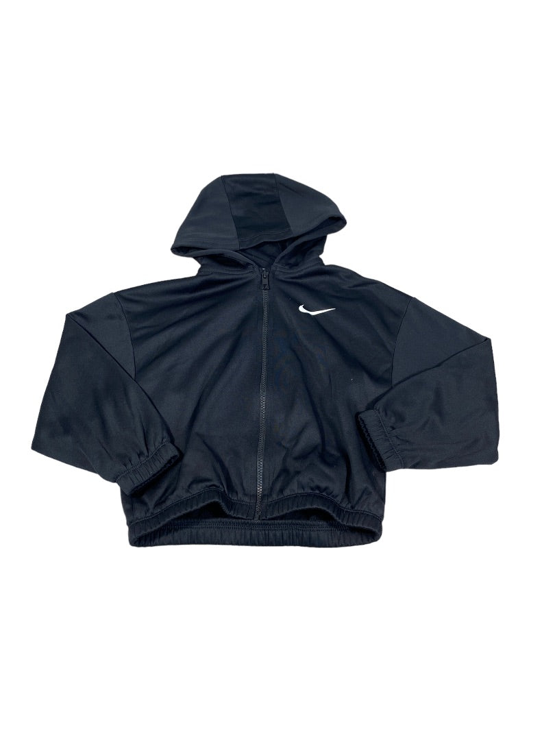 Nike Black Hooded Jacket (6/7 Girls)