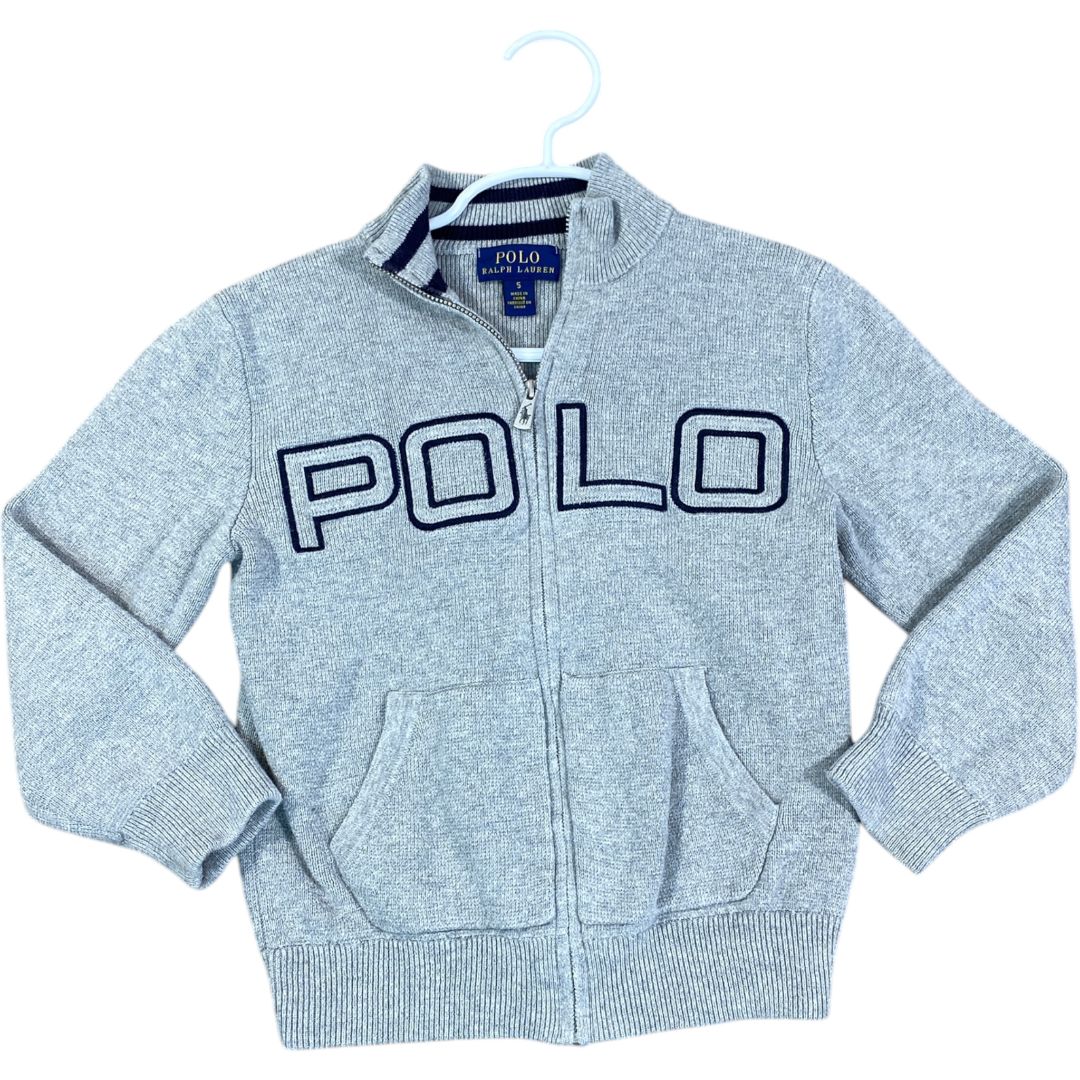 Ralph Lauren Grey Polo Zip Cardigan (5 Boys)