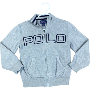 Ralph Lauren Grey Polo Zip Cardigan (5 Boys)