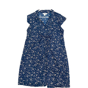 Motherhood Navy Pattern Dress (Maternity Large)