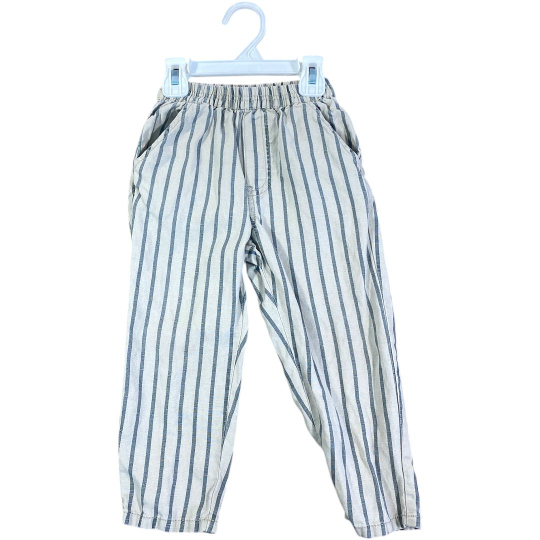 Zara Cream Stripe Pant (2/3T Neutral)