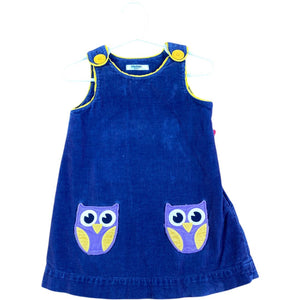 Baby Boden Navy Cord Owl Jumper (12/18M Girls)