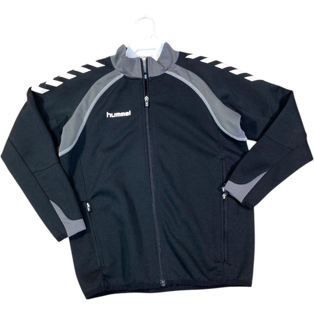 Hummel Black Warm Up Jacket (10/12 Boys)