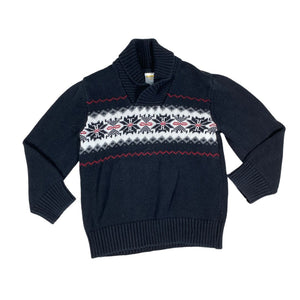 Gymboree Black Snowflake Sweater (4 Boys)