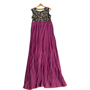 Pink Blush Purple Evening Gown (Maternity X-Large)