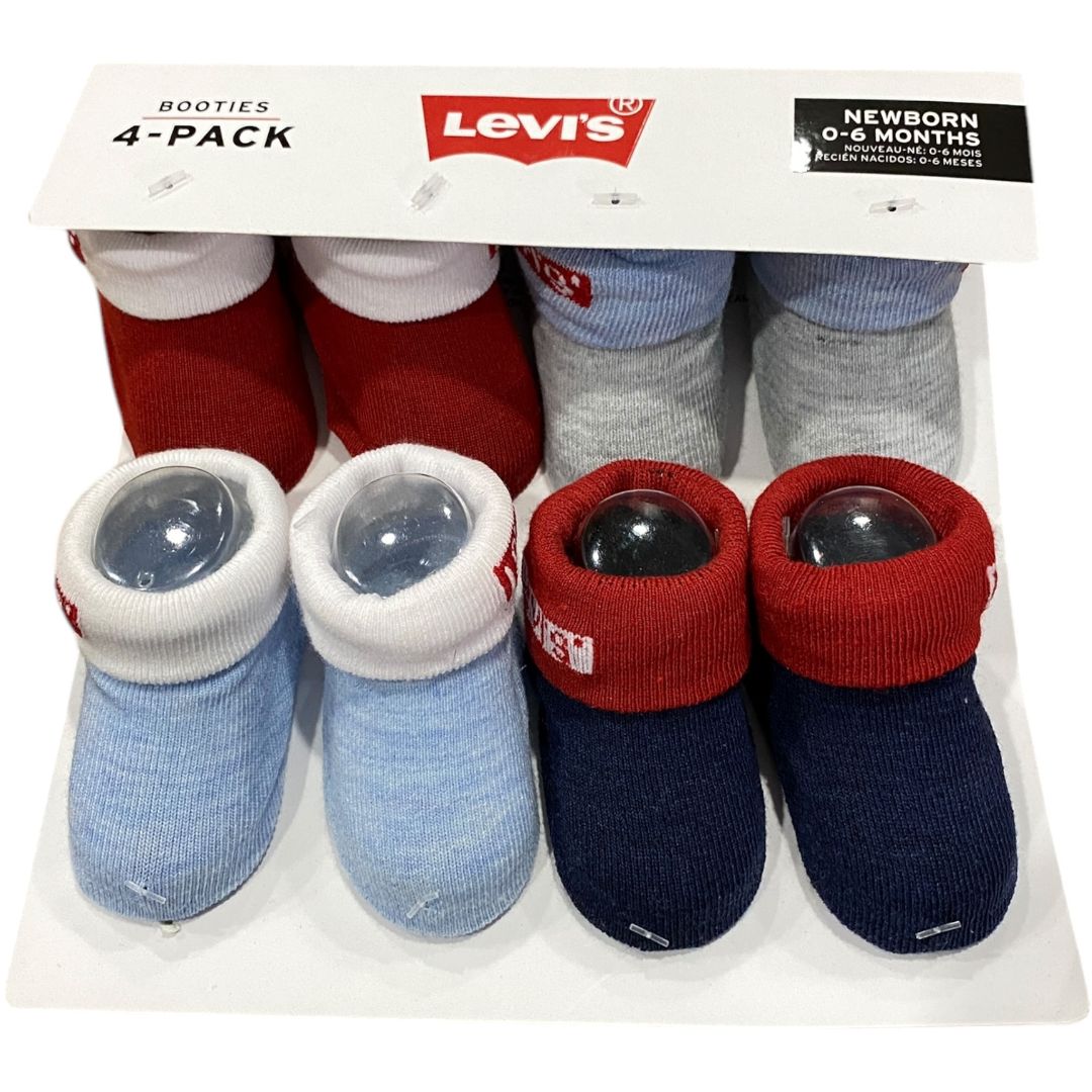 Levi's Red & Blue Socks NWT (0/6M Neutral)