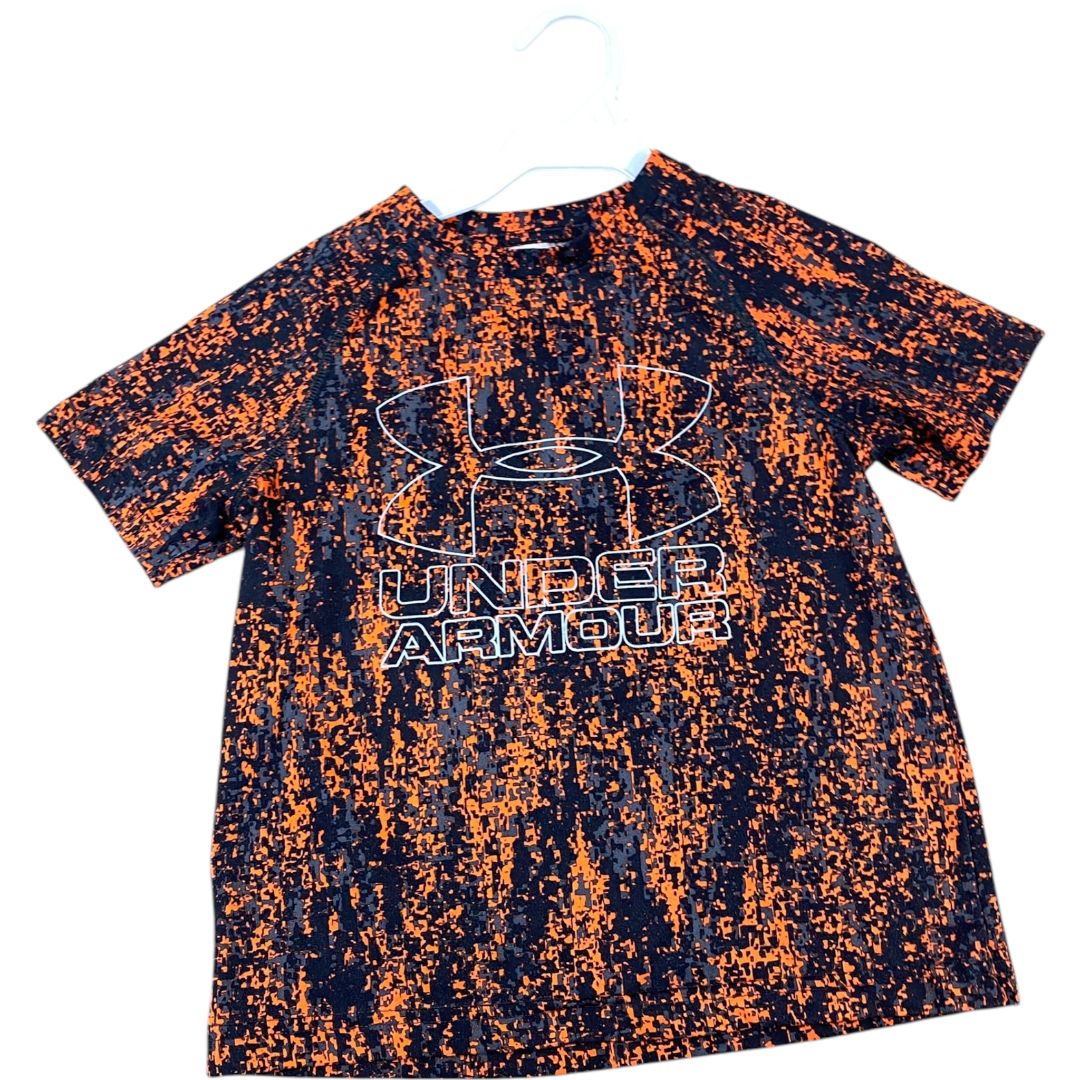 Under Armour Orange Pattern Tee (5/6 Boys)