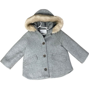 Zara Grey Pea Coat (2/3 Girls)